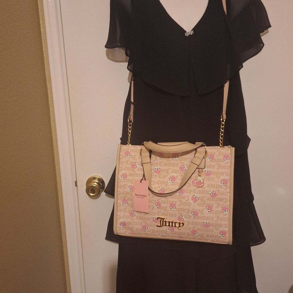 NWT Juicy Couture Berry Sweet Crossbody/Tote Handbag